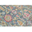 Tapis bleu sarcelle multicolore Oushak-2080174930