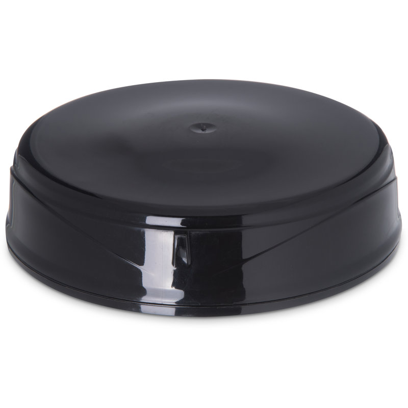 Carlisle Food Service Products 48 - Piece Plastic Lid Set, Black