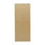 Bibliothèque de luxe divisée à 3 compartiments Birch, hauteur 28 "
