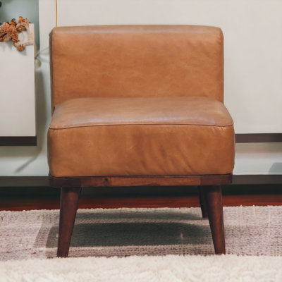 Ansted Solid Wood Accent Stool