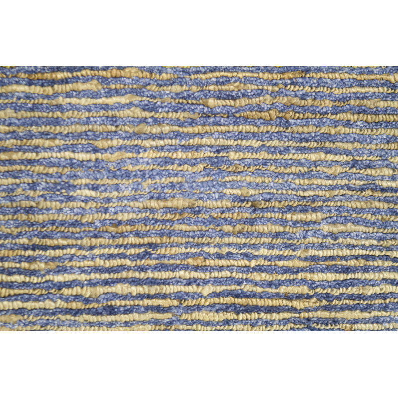 Area Rug in Dark Blue/Natural