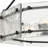 Rivera 6 - Light Glass and Steel Dimmable Round / Oval Chandelier