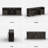 70.1“ W Modern Fluted TV Stand For TVs Up To 80" With LED Light And Charging Station, Wood Media Console Table with Sound Bar Shelfves, Multimedia Storage Furniture With Cabinets and Open Storage-773629328