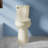Bllo 21" Extra Tall Two-Piece Toilet 1.28 GPF Single Flush Elongated with Soft-Close Seat-111655543