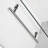 Belmore GS Aston 66" x 72" Hinged Frameless Shower Door-105833404-105833402