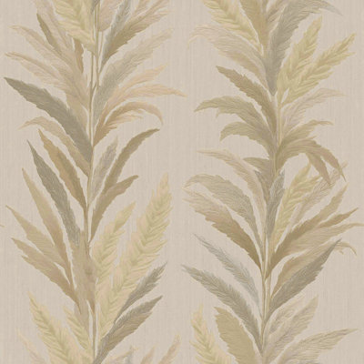 Tarn Leaf Flourish Wallpaper