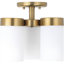 Plafonnier semi-encastré 3 lumières 11,75 po Preston-1096338211