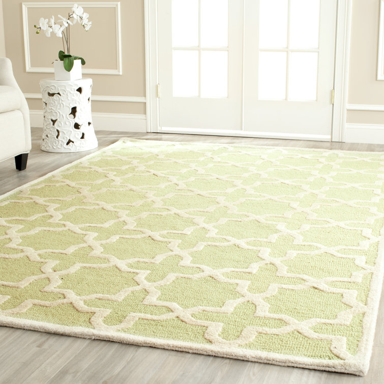 Von Geometric Wool Hand Woven Area Rug