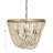 Draped Wood Bead Chandelier-1626896490