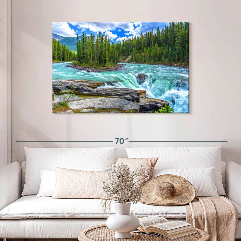 Alvord Sunwapta Falls, H 30 po x l 45 po
