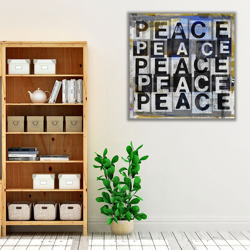 Peace - Canvas Print Wall Art, 16" H x 16" W