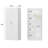 White Wardrobe For Compact Homes