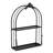 Sophronia Two Tier Vintage Style Metal Wall Shelf