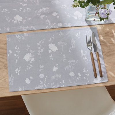 Meadowsweet Floral Placemat Pair