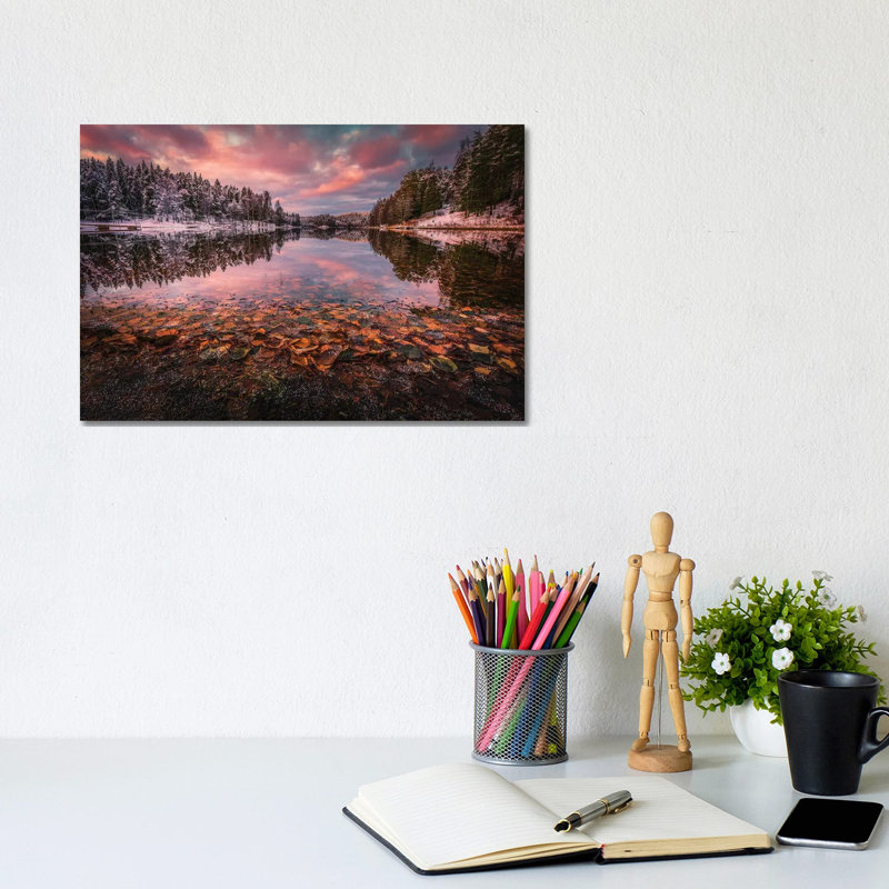 Turning to Winter 1 Piece Wrapped Canvas Wall Art, 20.32 cm H x 30.48 cm W
