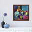 Dishes & Fruit by Henri Matisse - Floater Frame Painting on Canvas-183695873-183695932