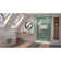 Unidoor-LS 57'' W x 72" H Hinged Frameless Shower Door with ClearMax Technology