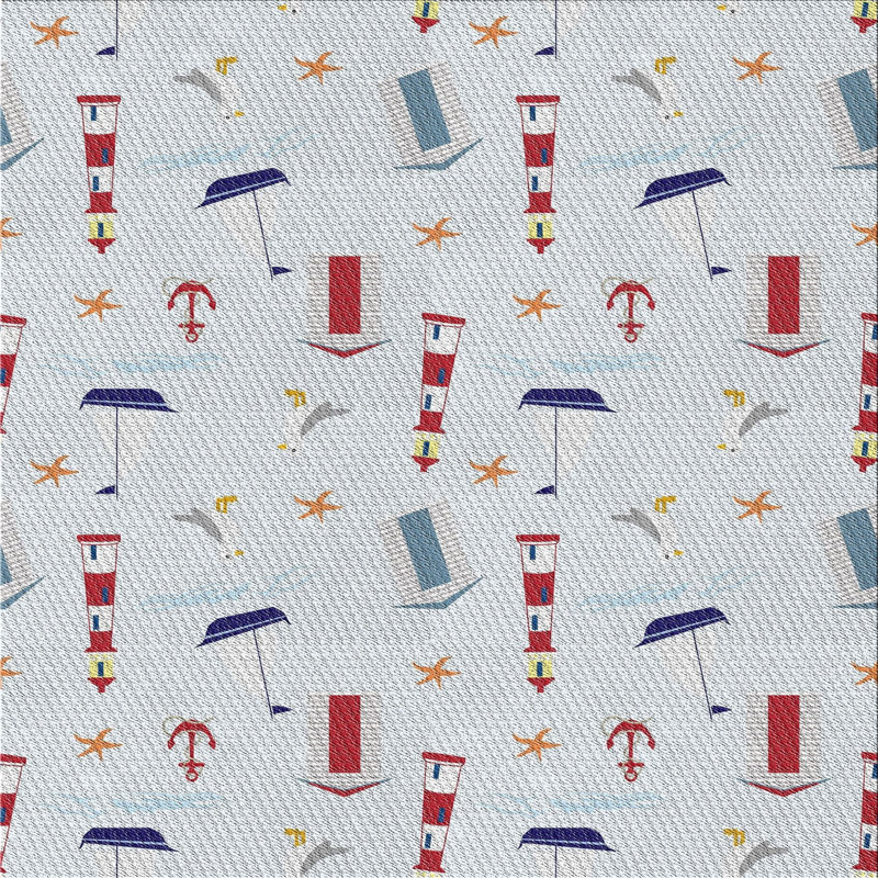 Tapis bleu/gris/rouge à tisser électrique, Carré 4 pi