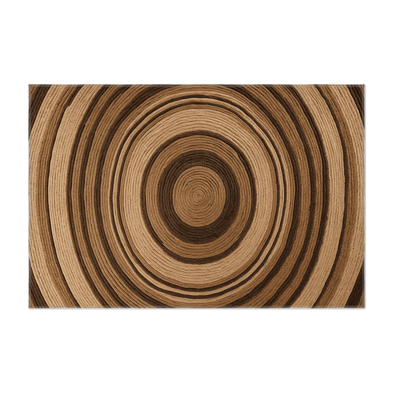 Tapis d'intérieur et d'extérieur brun Nature, Rectangulaire 3 pi x 5 pi
