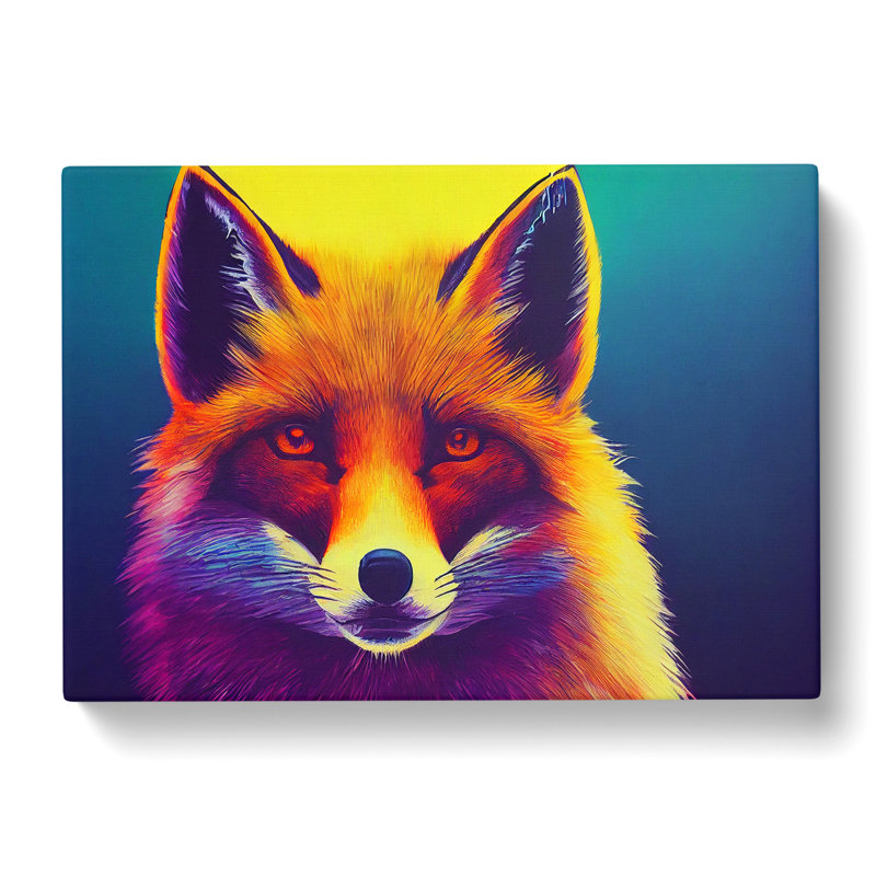 Fox Art Vol.2 - Wrapped Canvas, 35cm H x 50cm W x 3cm D