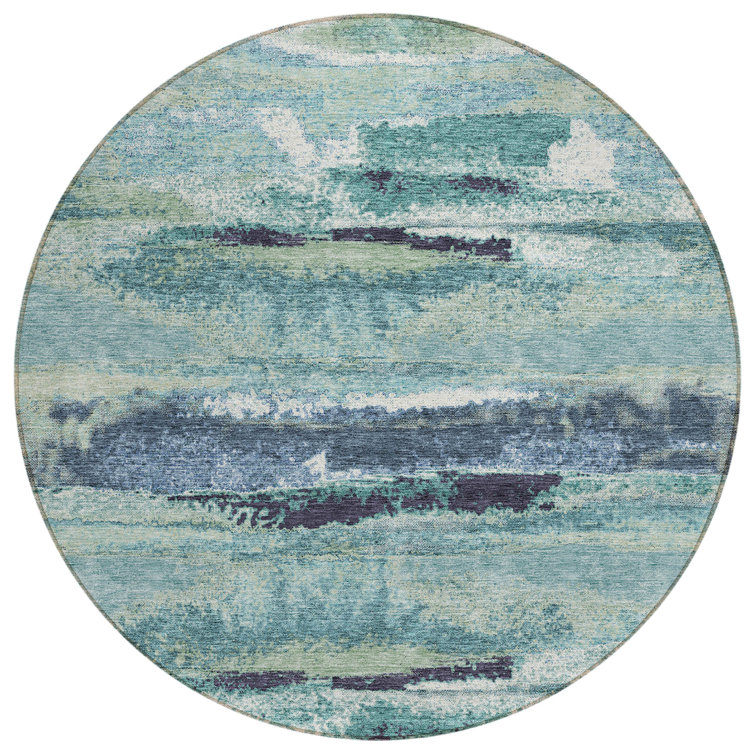 Aleighna Area Rug with Non-Slip Backing