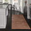 Orlie Hand Tufted Wool Geometric Area Rug in Brown-867051350-931842007