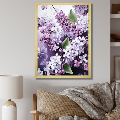 Magnifique paysage de rêve lilas V