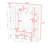 Farmhouse Hall Tree with Bench, Cabinets, 5 Hooks and Adjustable Shelves-714492730