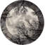 Tapis floral noir / gris Carire-24597453