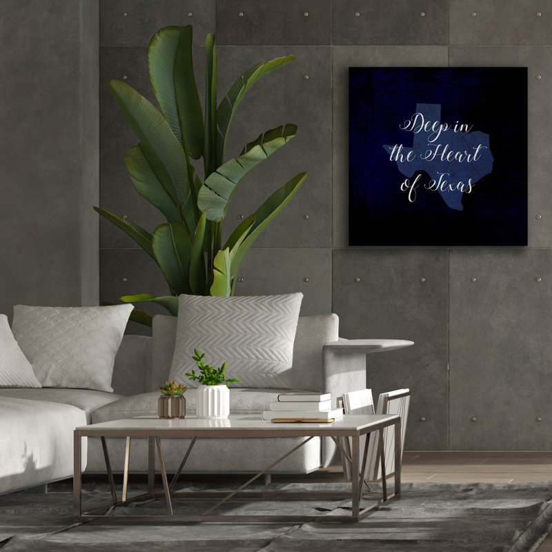 «Deep In Texas» par Art Licensing Studio, art mural sur toile