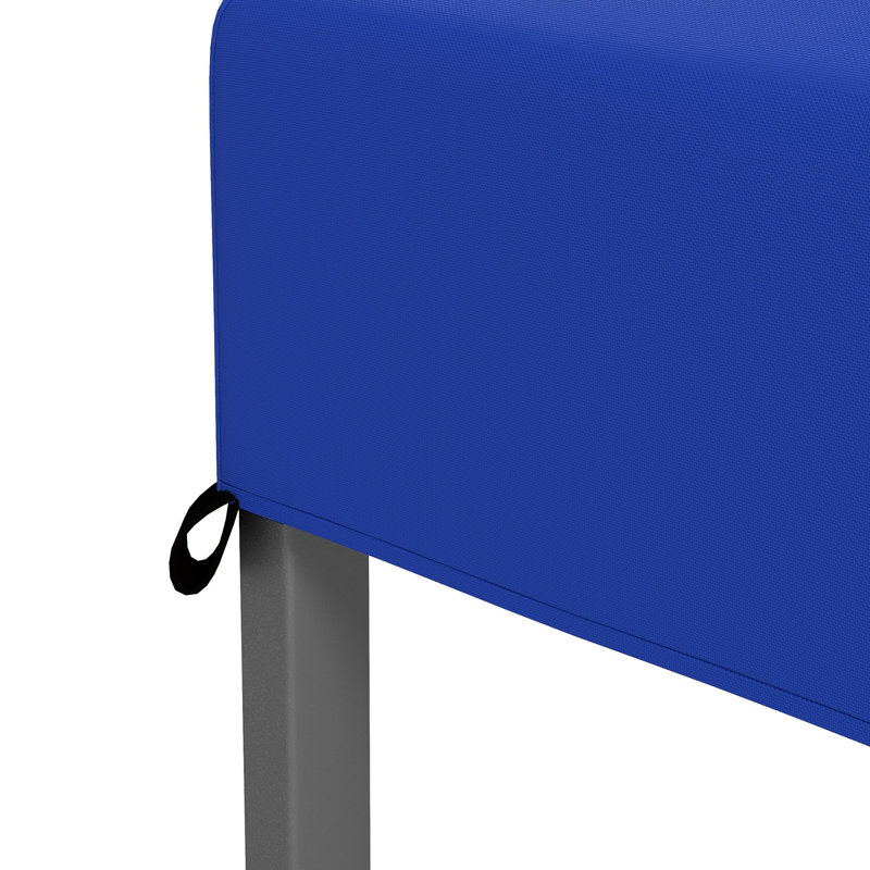 3m x 3m Steel Pop Up Canopy, Blue