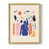 Gold Single Picture Framed