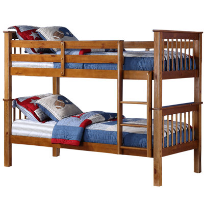 Bunk Bed with Built-in Ladder Included