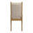 Cipolla Wood Finish Beige Fabric Dining Chair-105512470