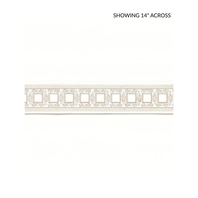 ARCHDUKE EMBROIDERED TAPE, Ivory