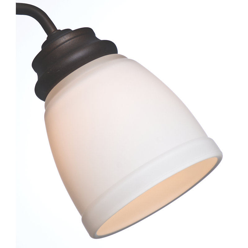 Ceiling Fan Fitter Shade, Cased White