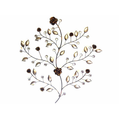 Handmade Plants & Flowers Wall Decor on Metal