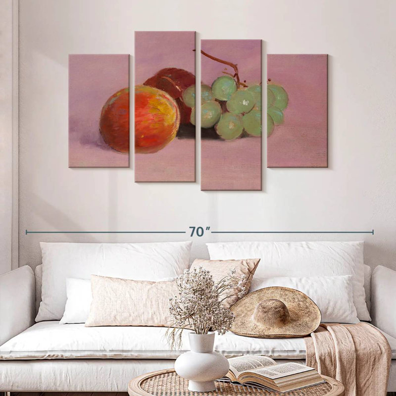 Yarlin Nature morte aux fruits 1905, H 32 po x l 52 po