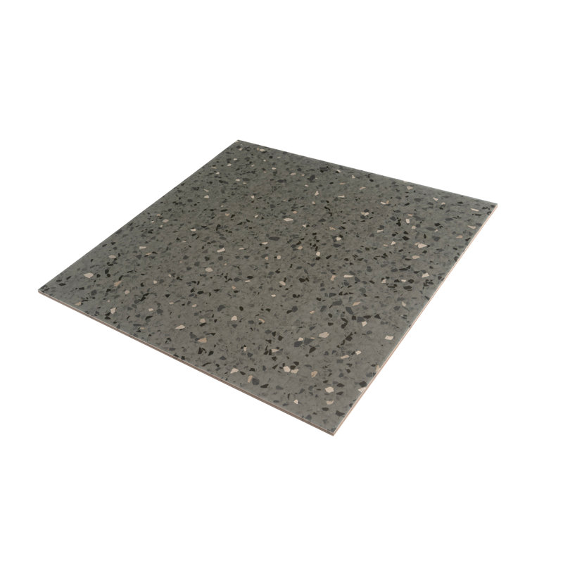 Terra Mia 24 X 24 In. Matte Porcelain Large Format Wall And Floor Tile (15.93 Sq Ft/Case) - 4 Pack, Charcoal Gray