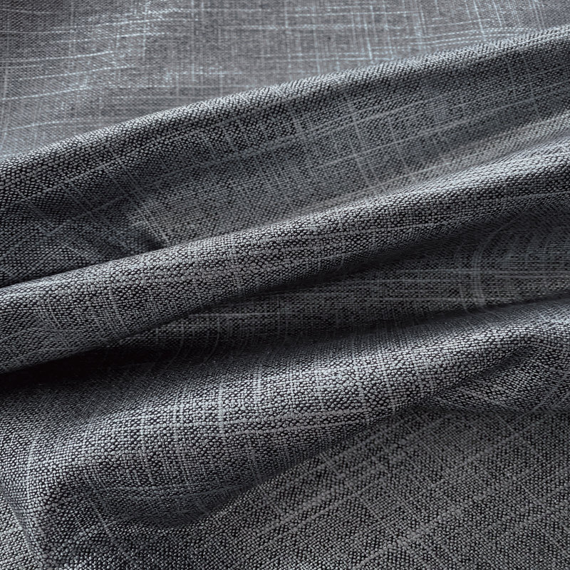 Tissu noir Percival Reflection