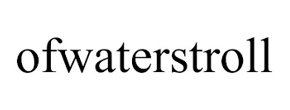 Logo ofwaterstroll