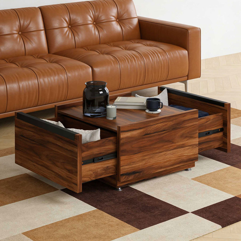 Table basse 31 pouces avec tiroirs