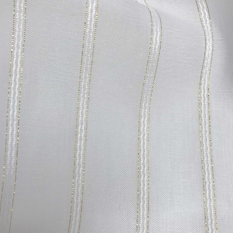 Tissu rayé 160 Sheers, Or