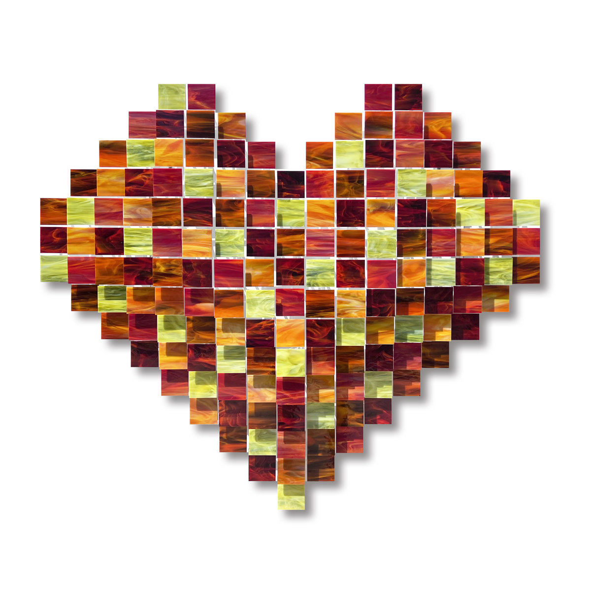 Gallery Series Handmade Modern Abstract Wall Decor on Glass