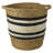 Bayou Breeze Maize Striped Storage Basket