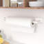 Under Cabinet Paper Towel Holder - Stainless Steel Wall Mount Kitchen Organizer