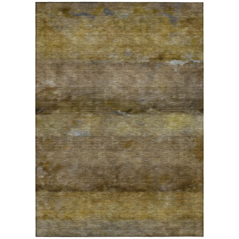 Machine Washable Indoor/Outdoor Matteson ACN2311 Stripes Rug, Rectangle 10' x 14'