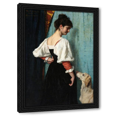 Portrait of a young Woman with 'Puck' the Dog (c. 1879 - c. 1885)