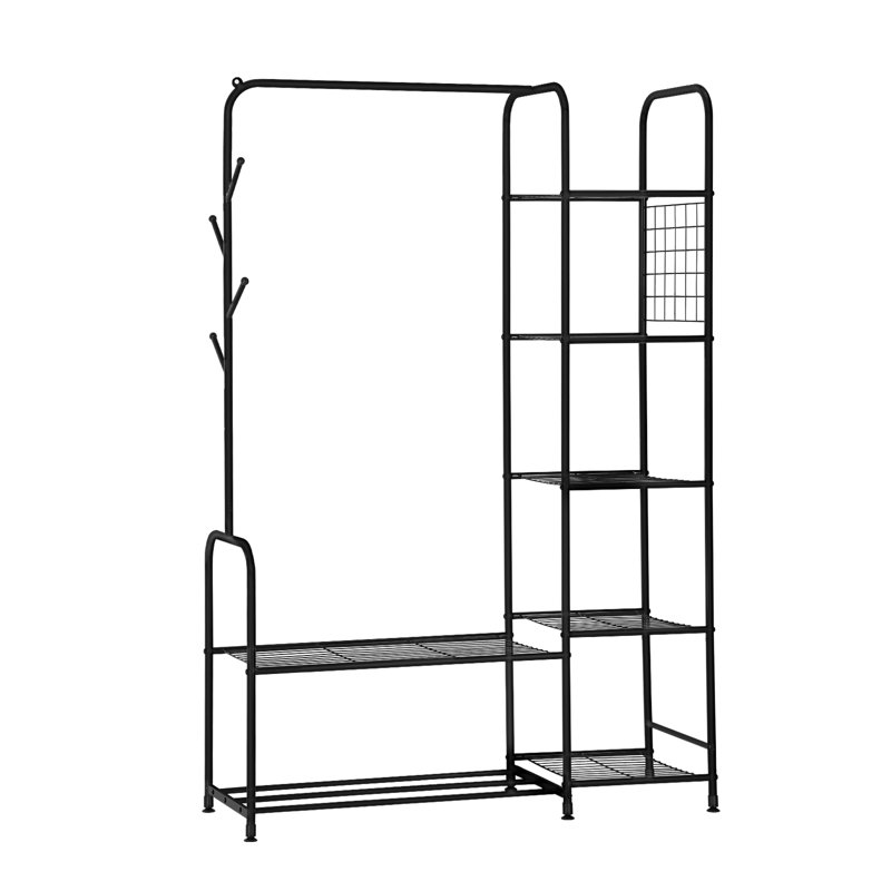 Large - capacity Metal Storage Rack, White