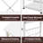 35.4'' Iron Standard Baker's Rack with Microwave Compatibility-843965310